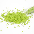 LDPE/HDPE/PP Green Smoothness Plastic Granules for Artificial Grass and Carpet Yarn